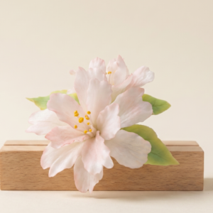 Handcrafted Begonia Blossom Ceramic – Incense Holder, Diffuser or Magnet