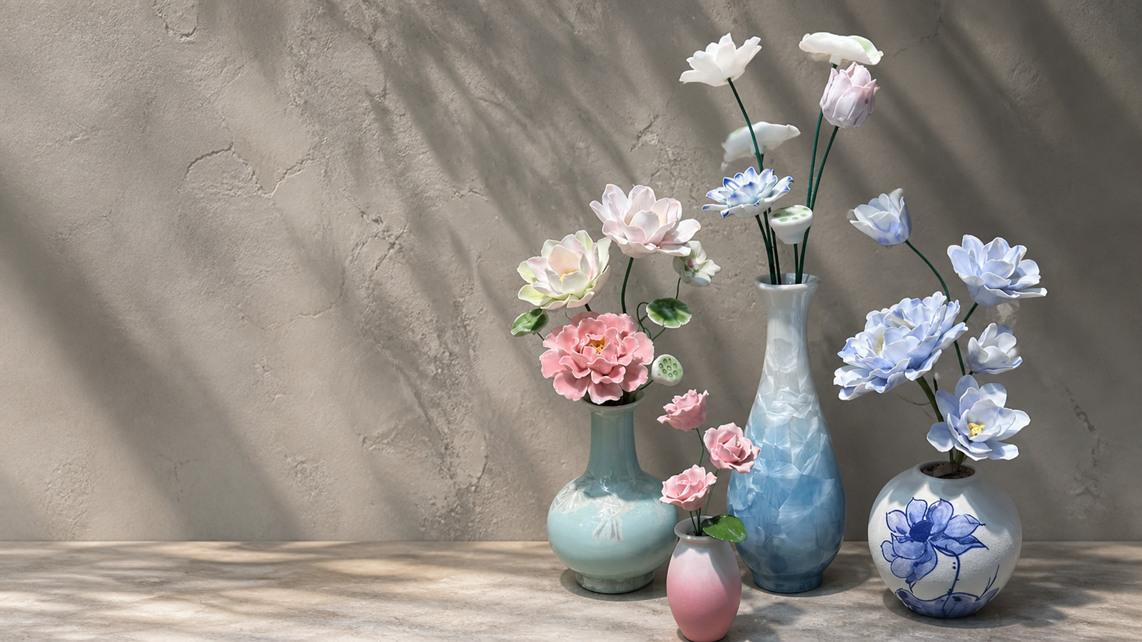 How to Style Handmade Ceramic Flowers for Shelves, Tea Spaces & Gifts